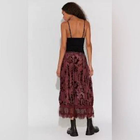 NWT FREE PEOPLE FOREVER YOUNG BURNOUT PANTS - Picture 3 of 4